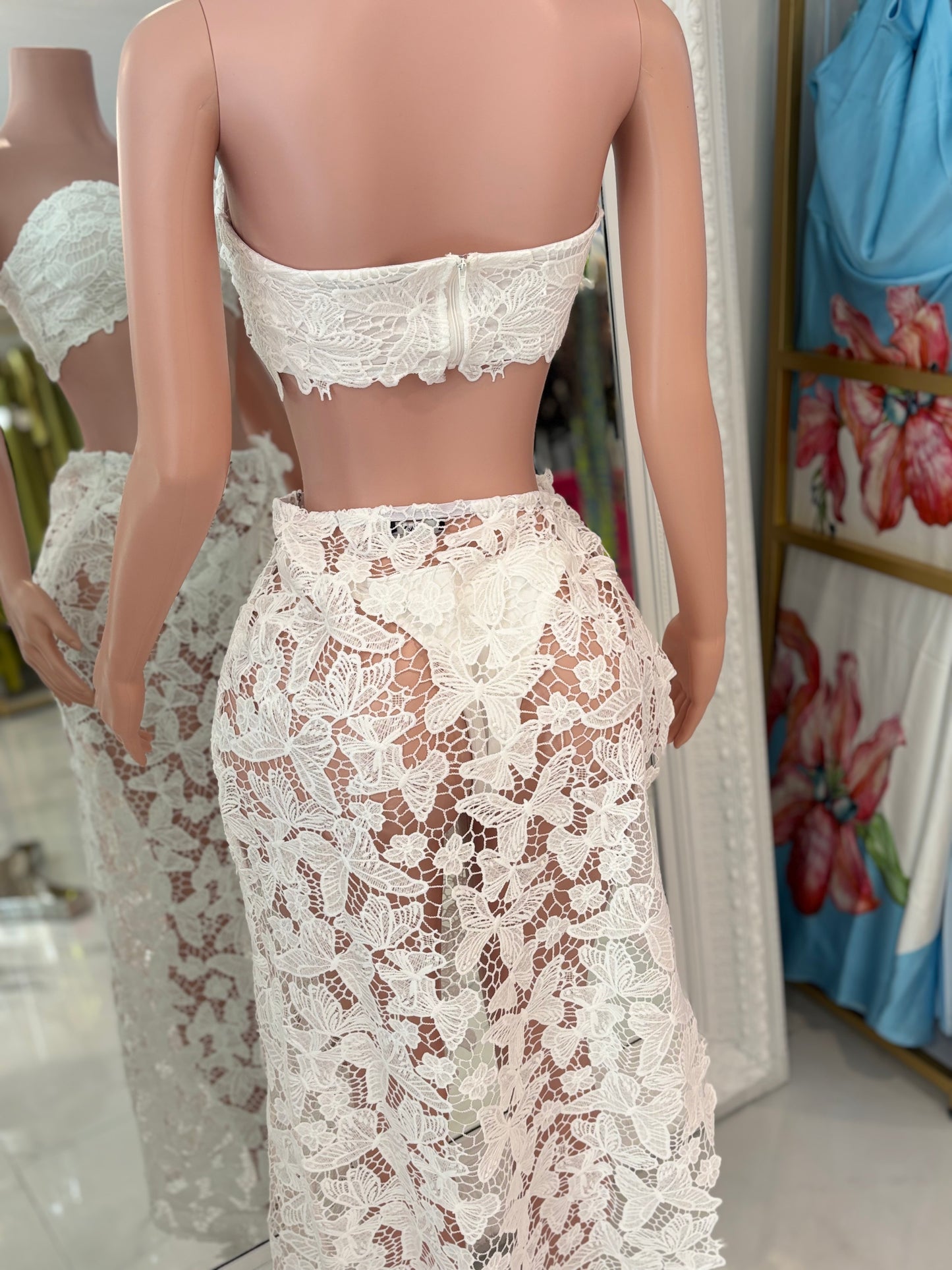 Lace Me Up Barbie Lace Skirt Set