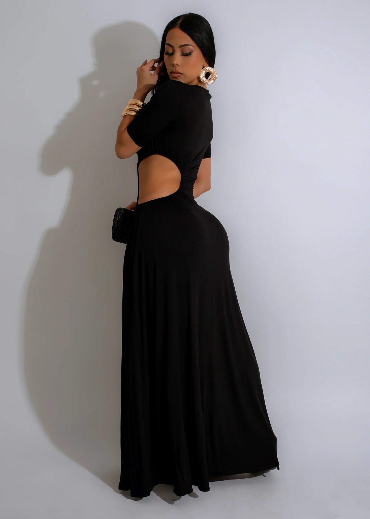 Wild Heart Maxi Dress Black