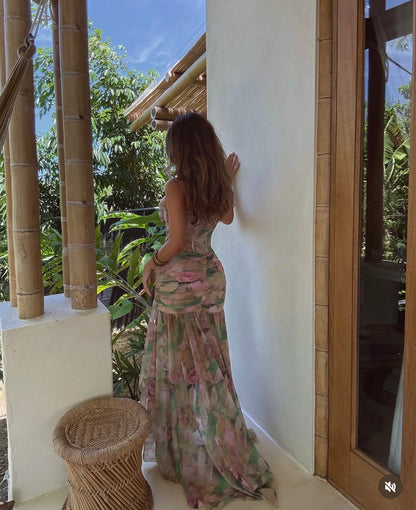 Follow My Lead Maxi Dress Floral