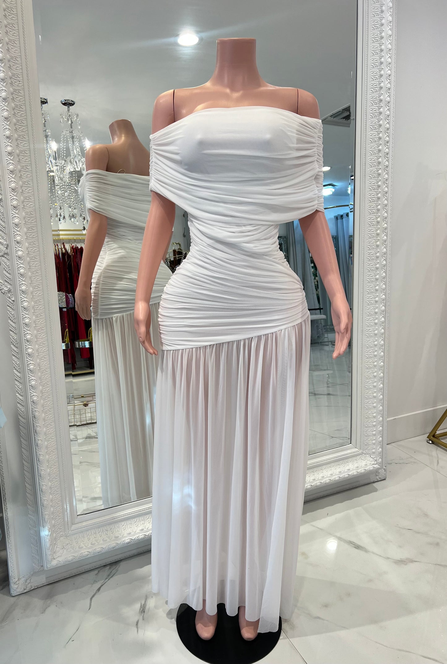 Dance in My Dreams Maxi Dress White