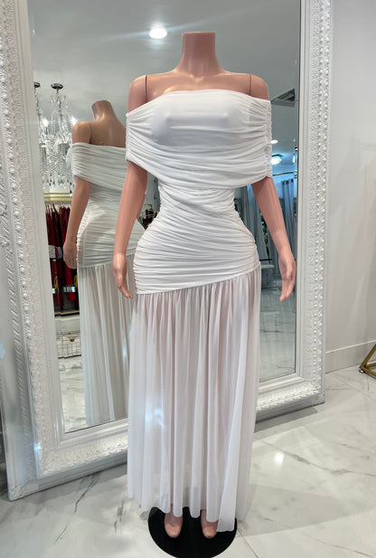 Dance in My Dreams Maxi Dress White