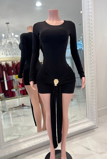 Fable Blossom Mani Dress Black