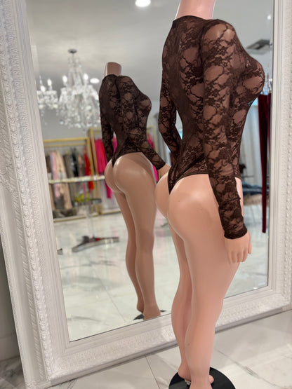 Can You See Me Bodysuit Black