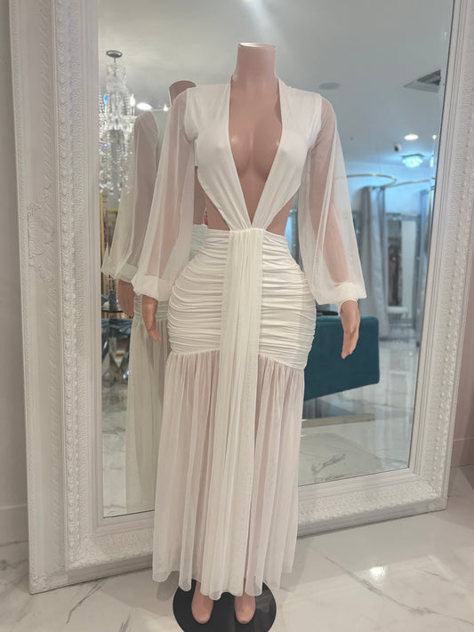 Sola Muse Maxi Dress White