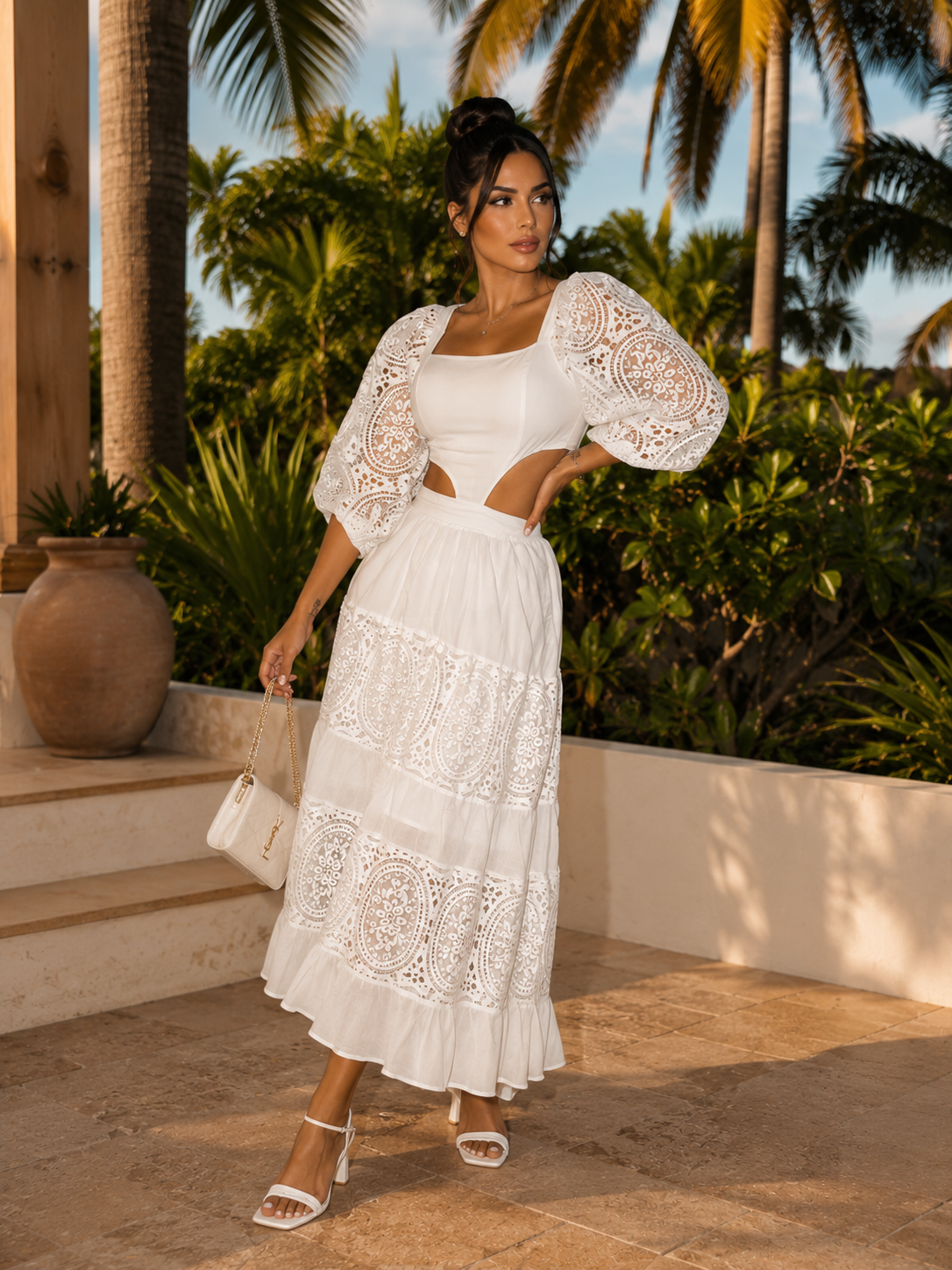 Relax Maxi Dress White
