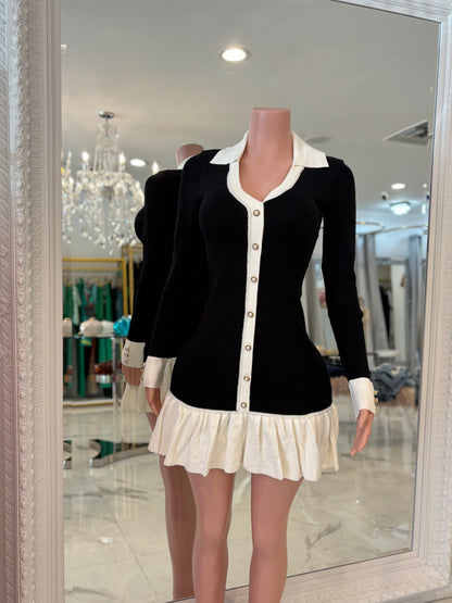 Your in My Way Mini Dress Black