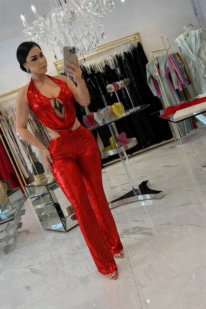 The One and Only Jumpsuit Red