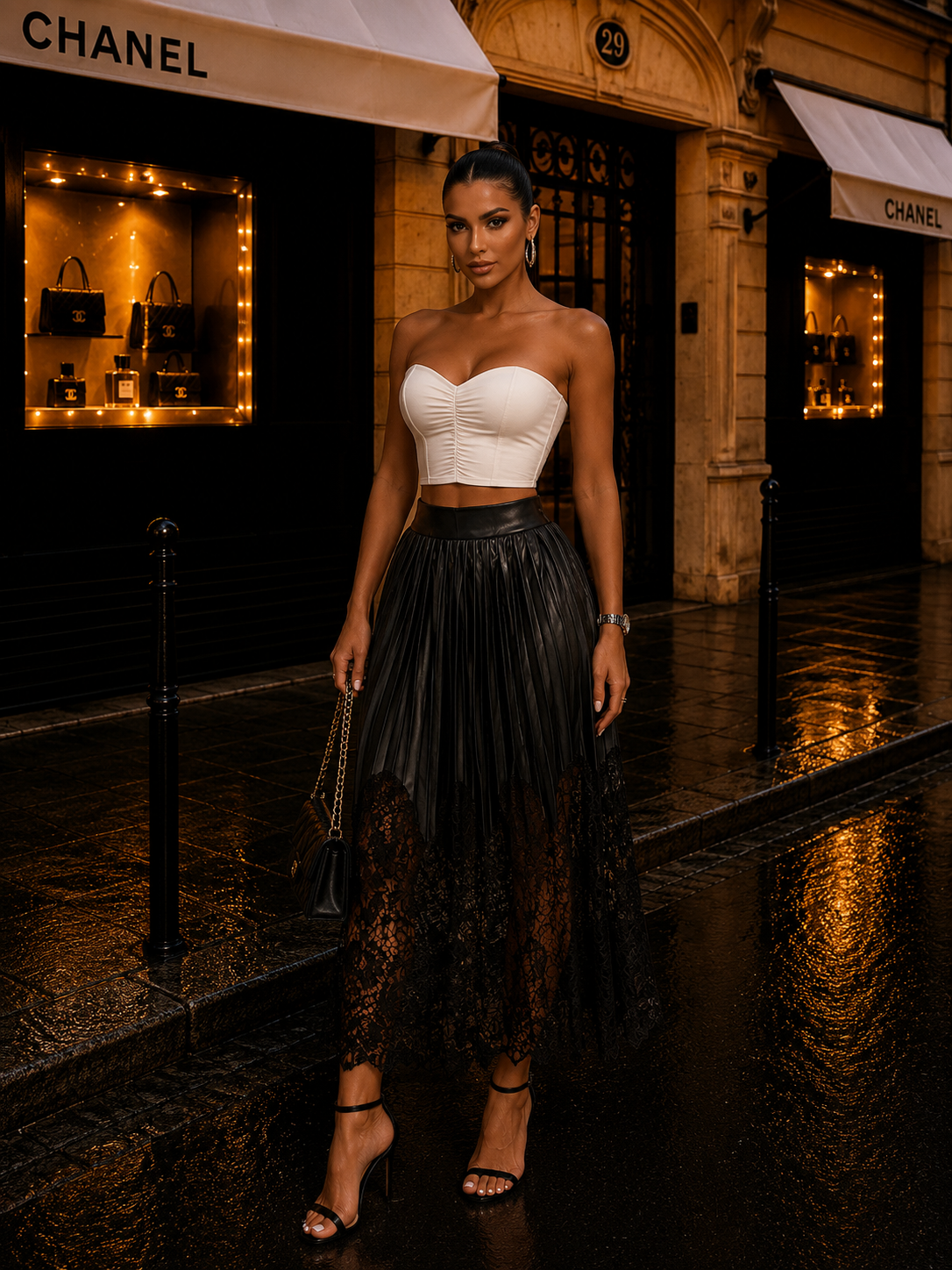 I’m Simply Me Maxi Skirt Black