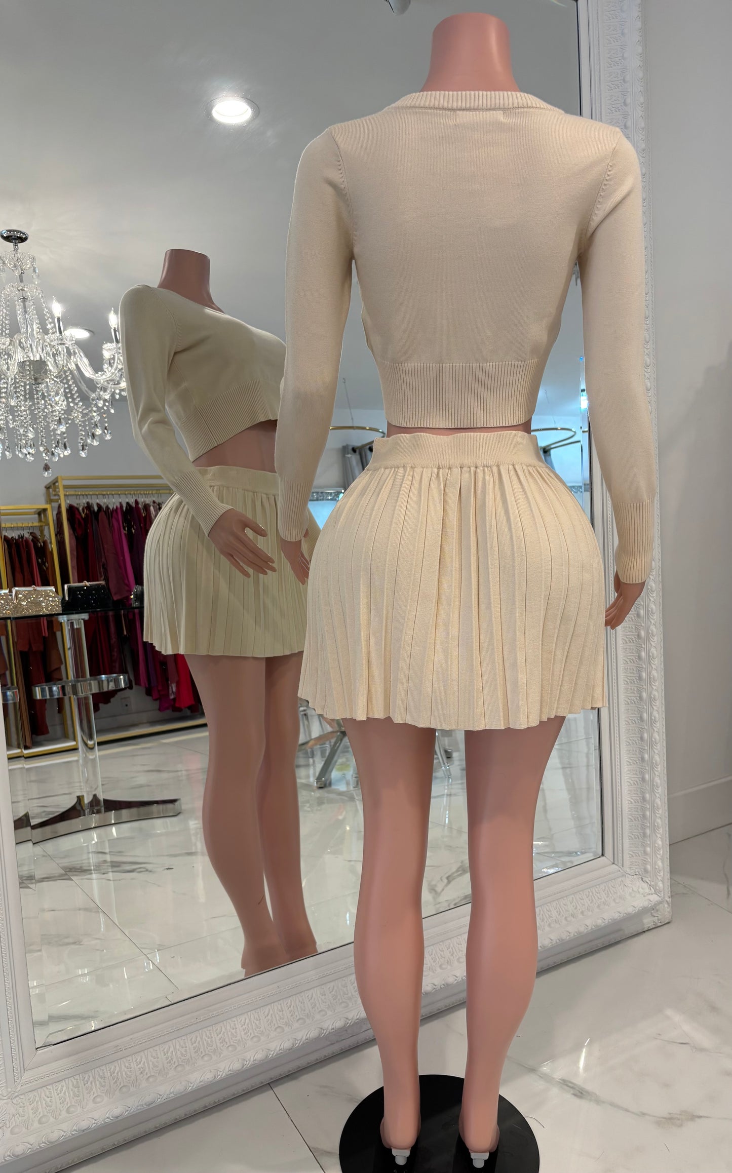 Aren’t You Sweet Baby Skirt Set Cream