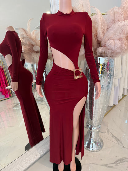 Ethereal Flow Code Maxi Dress