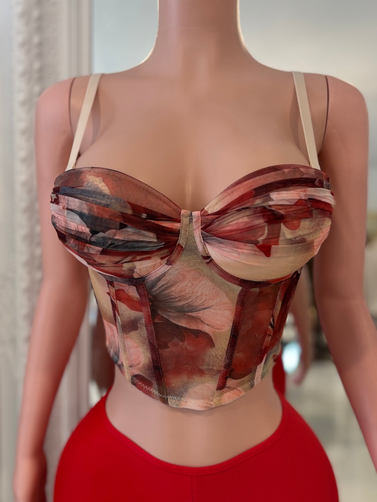 Floral Corset Top