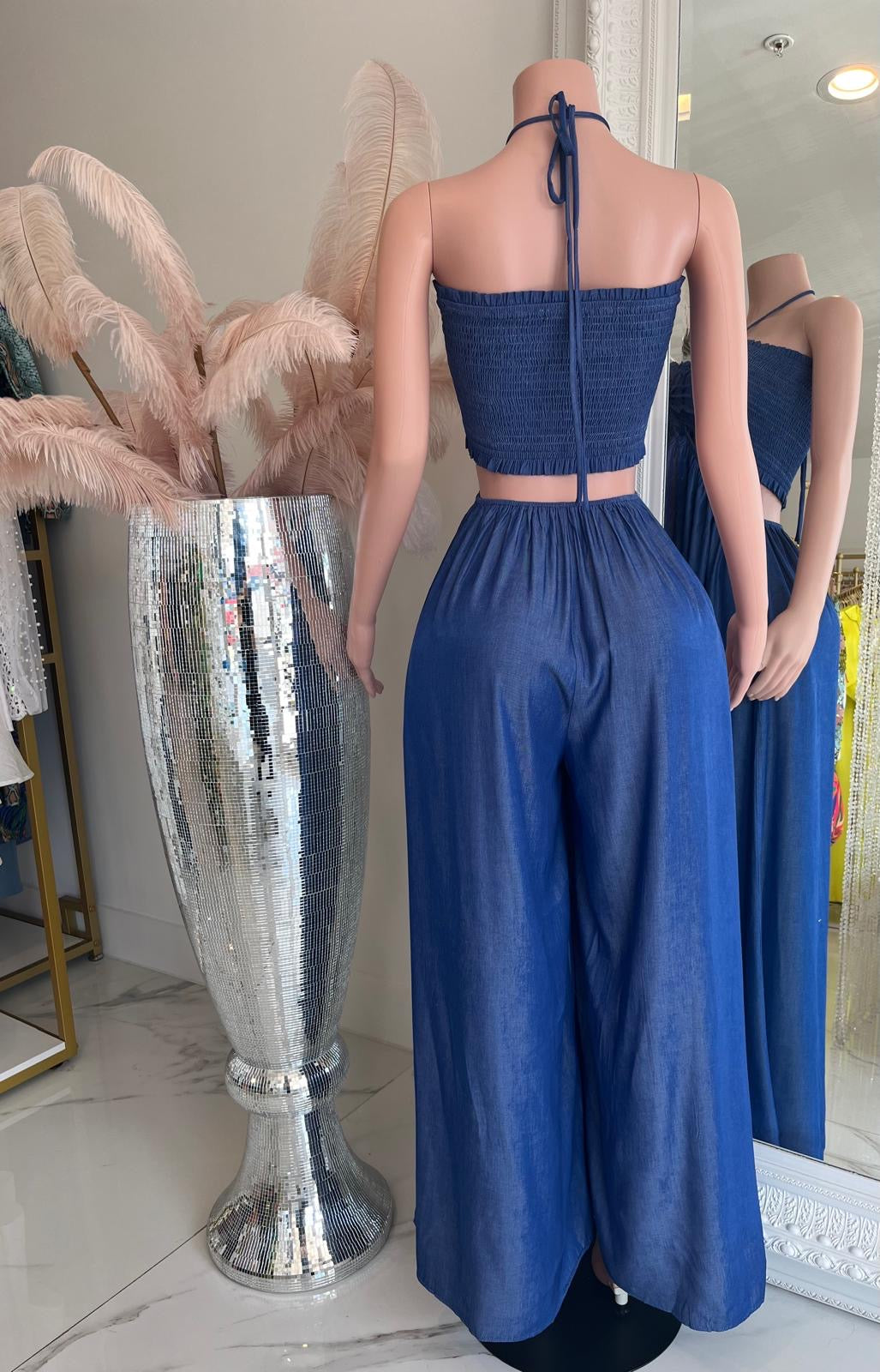 Seems Too Good jumpsuit Blue