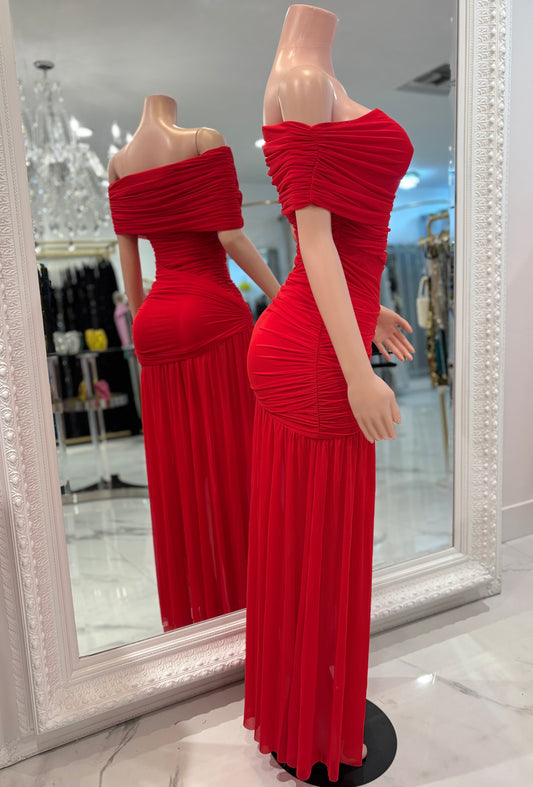 Dance in My Dreams Maxi Dress Red