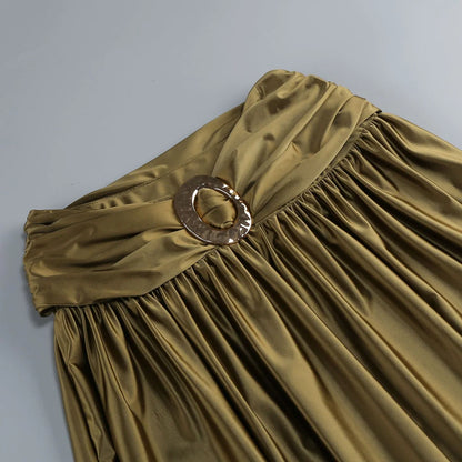 Do I Have Your Attention Skirt Set Green