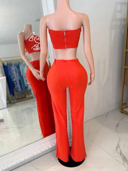 Muse Pant Set Orange