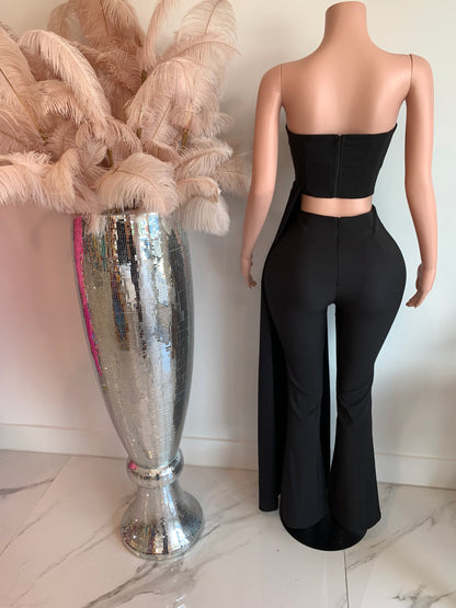 Glamour Pant Set Black