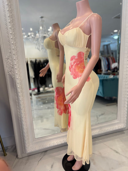 Summer is Coming Soon Maxi Dress Yellow
