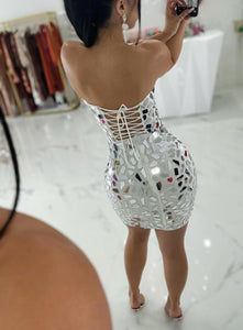 Night In Miami Mirror Mini Dress