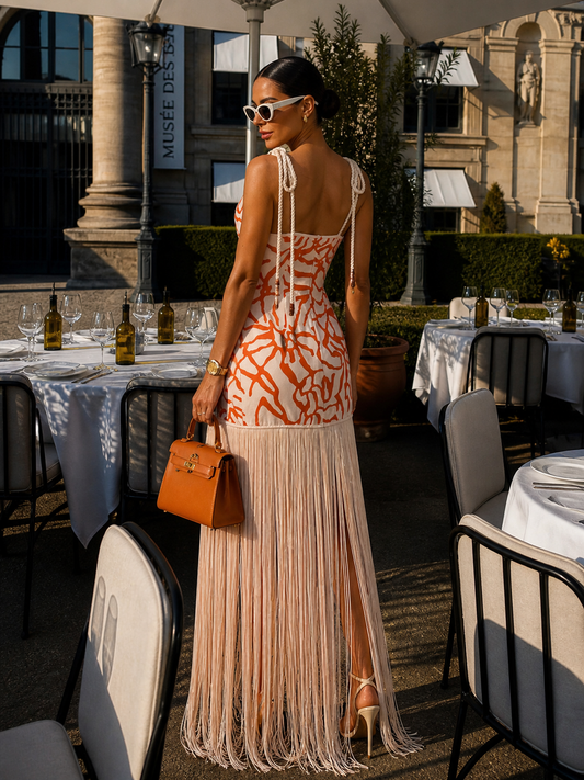 Yusy Maxi Dress Orange