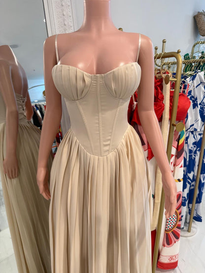 Elegance Satin Maxi Dress
