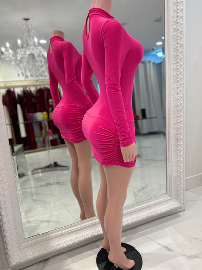 Gorgeous Girl Mini Dress Pink