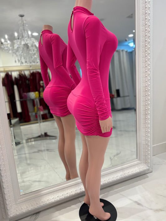 Gorgeous Girl Mini Dress Pink