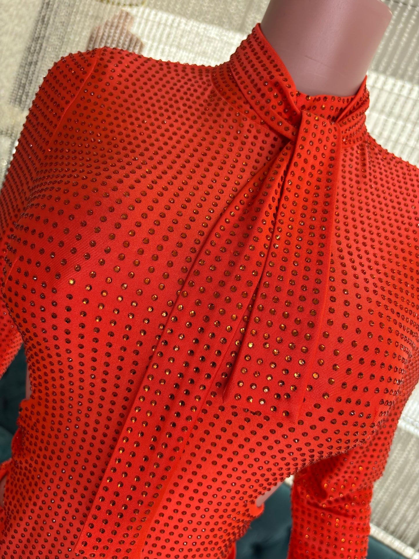 Party Mini Dress Orange