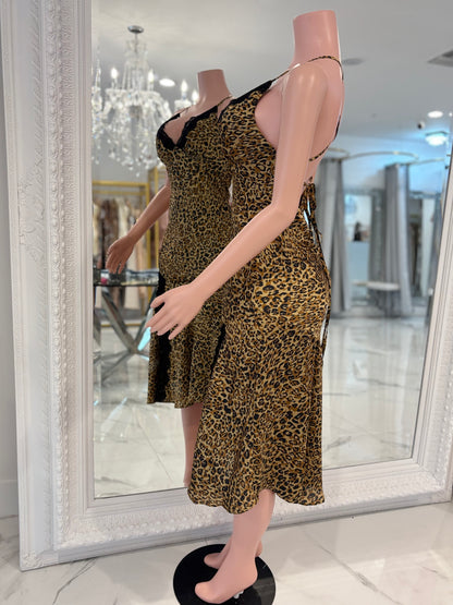 Sexy Panther Midi Dress