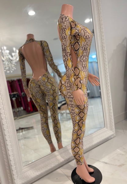 5 Seconds To The Future Jumpsuit Animal Print