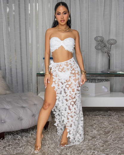 Lace Me Up Barbie Lace Skirt Set