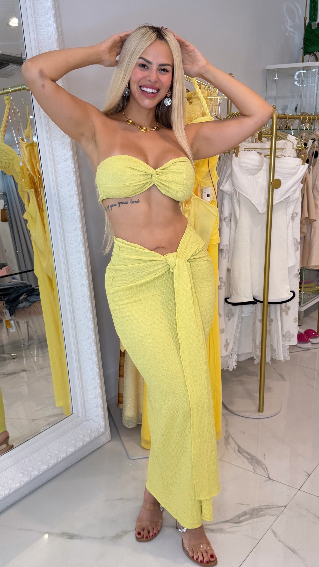 Net Intentions Skirt Set
