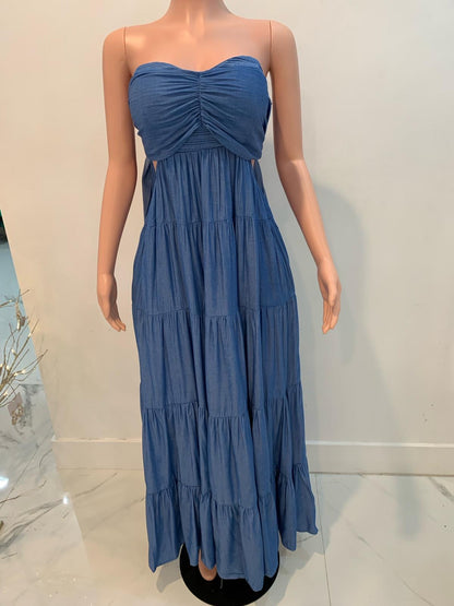 My Illusion Maxi Dress Blue