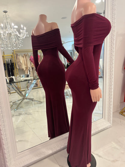 Casual Chic Maxi Dress Rojo Vino