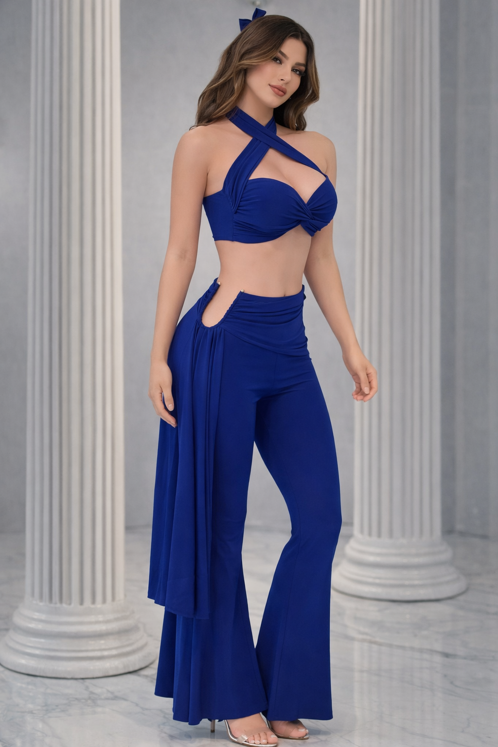 Sapphire Muse Pant Set Blue