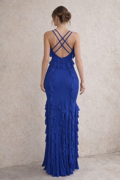 Dalena Maxi Dress Blue