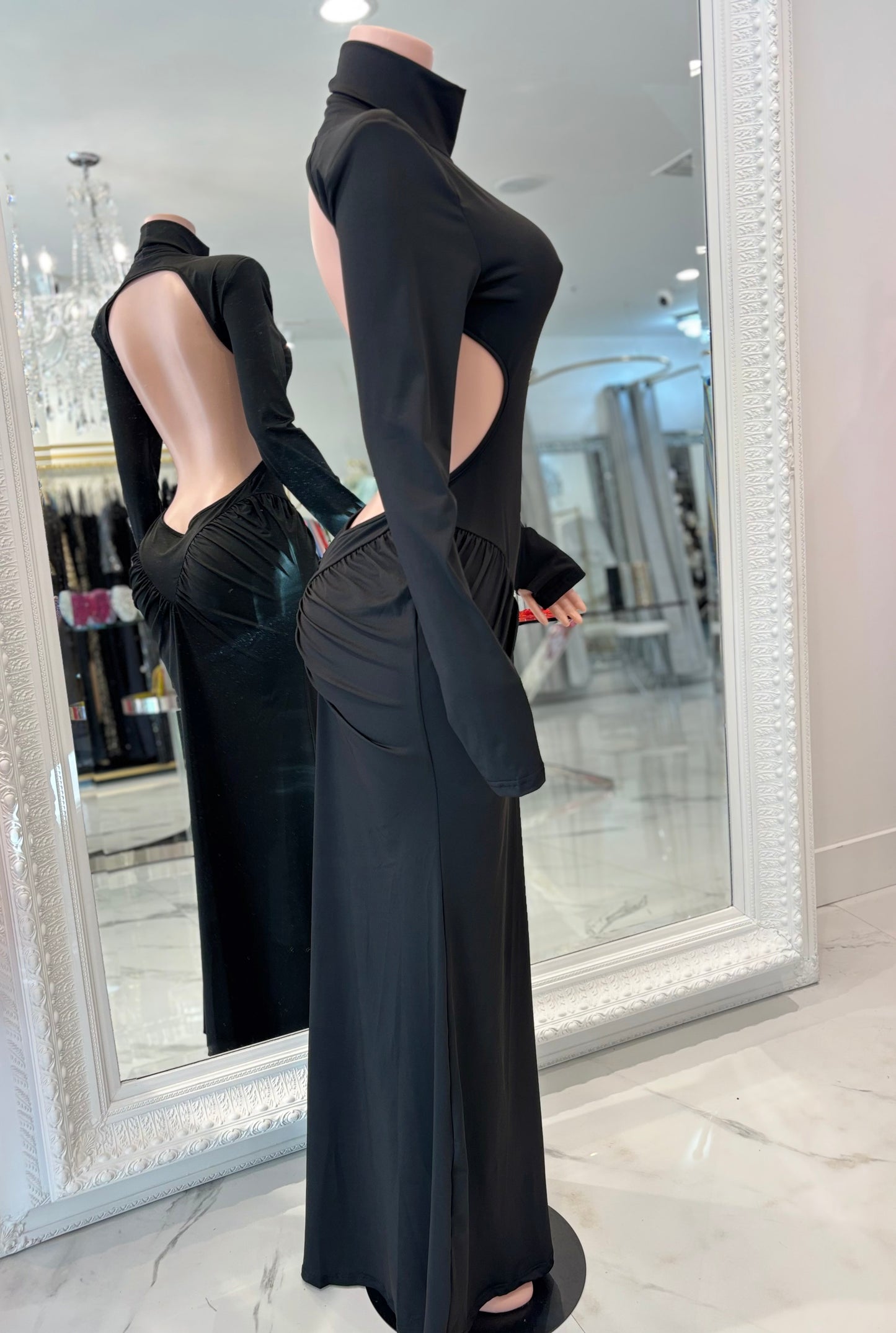 What Would You Do For Love Maxi Dress Black