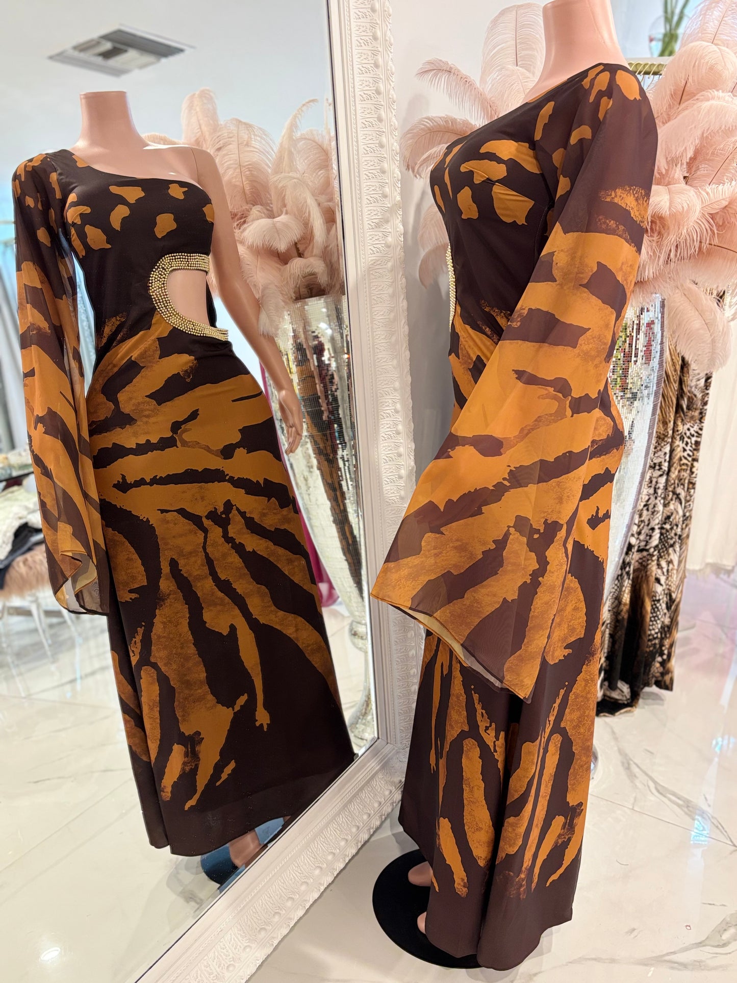 Don’t Forget Me Maxi Dress Brown