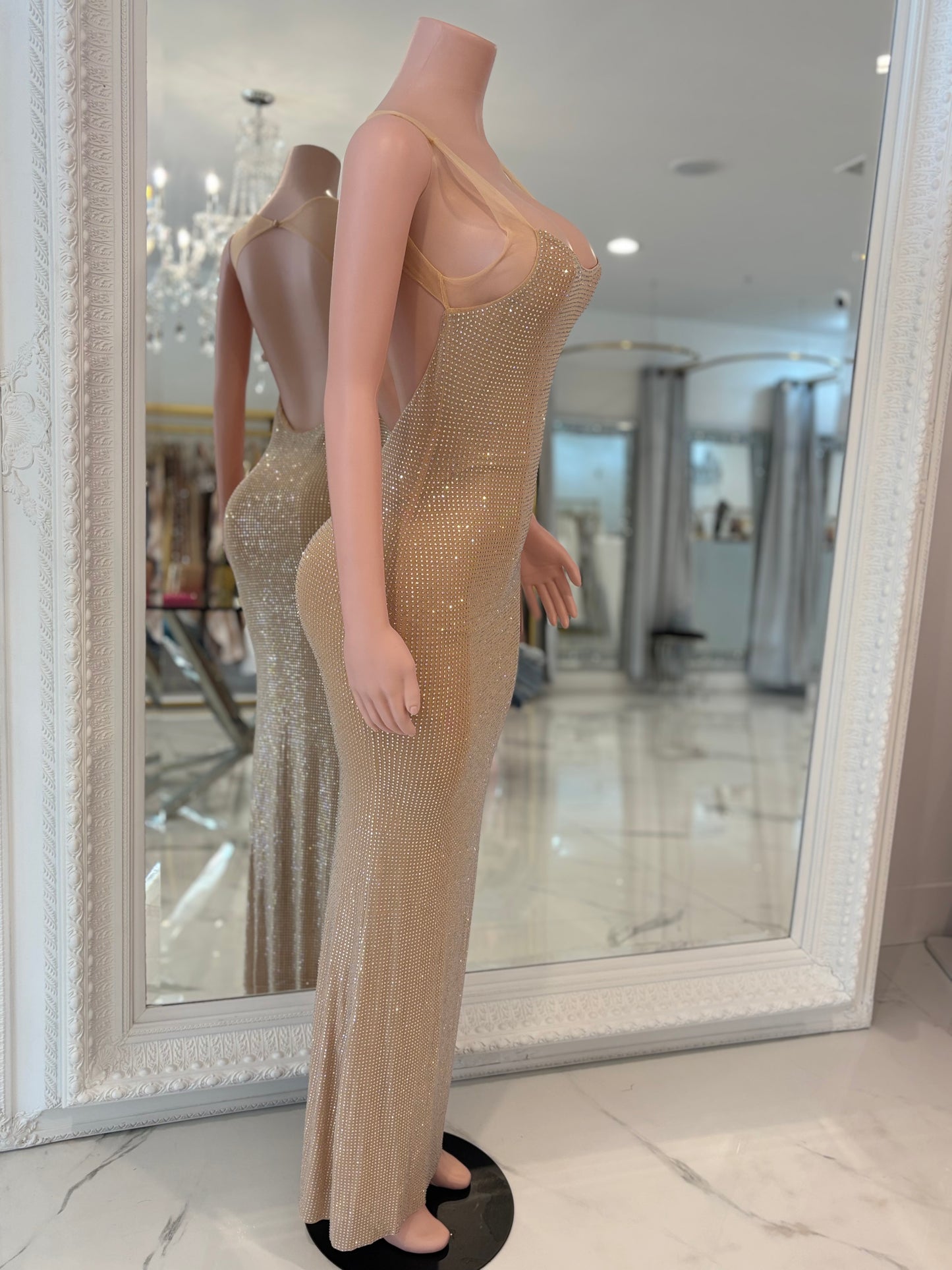 Absolute Finnish Maxi Dress Nude