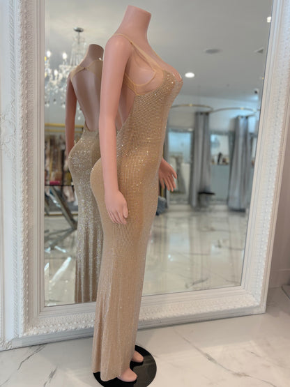 Absolute Finnish Maxi Dress Nude