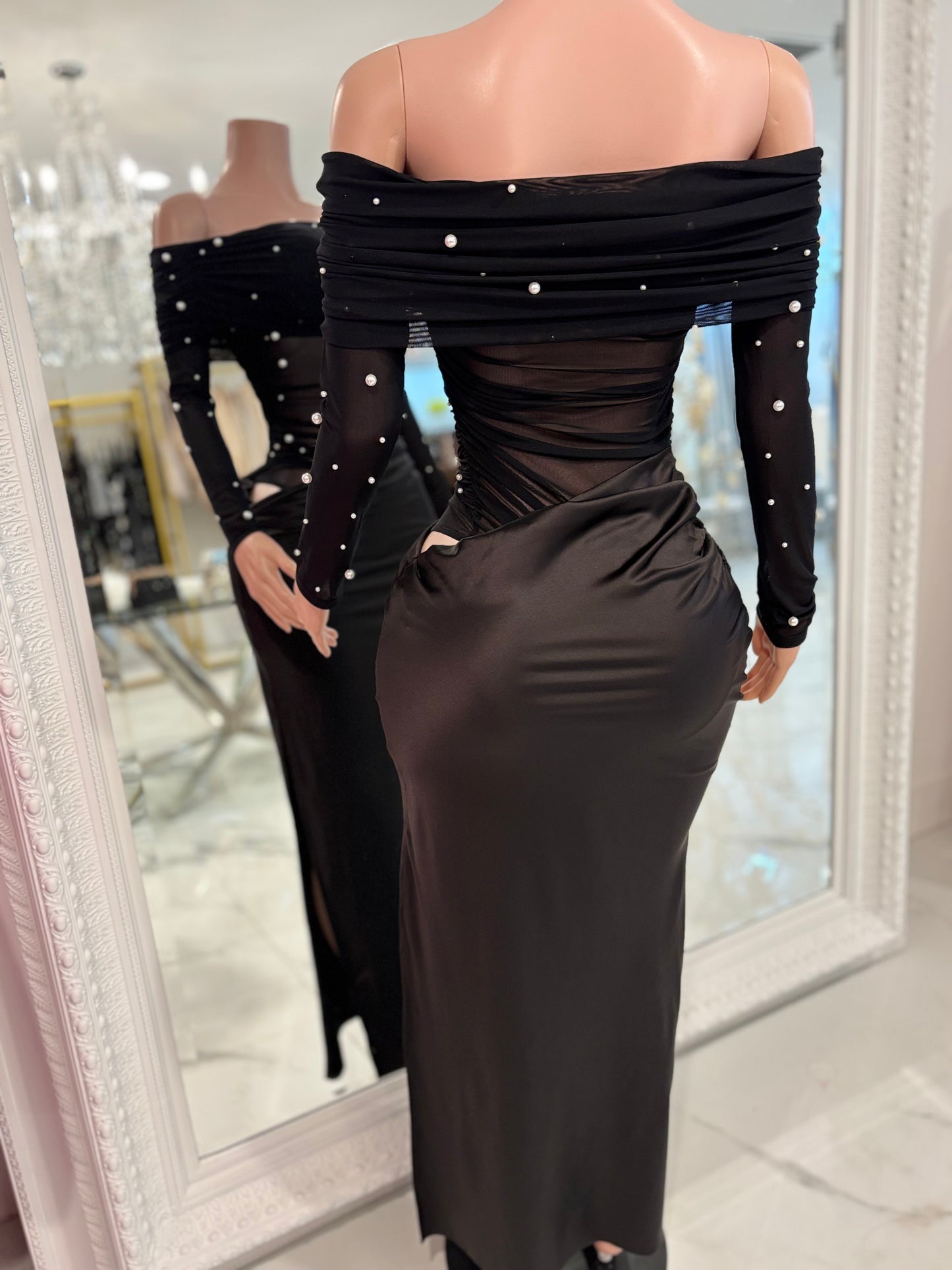 Starry Night Beauty Maxi Dress Black