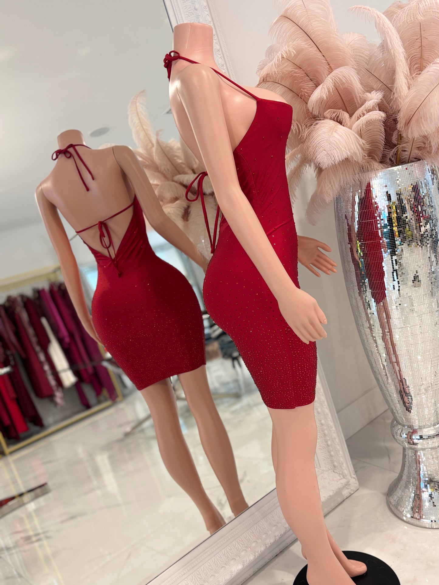 Just That Good Mini Dress Red
