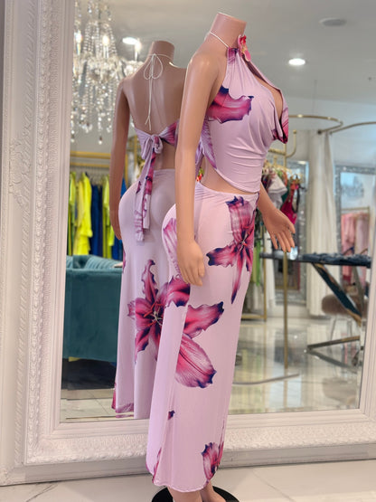 Sultry Summer Floral Skirt Set