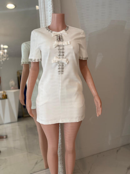 White Party Mini Dress