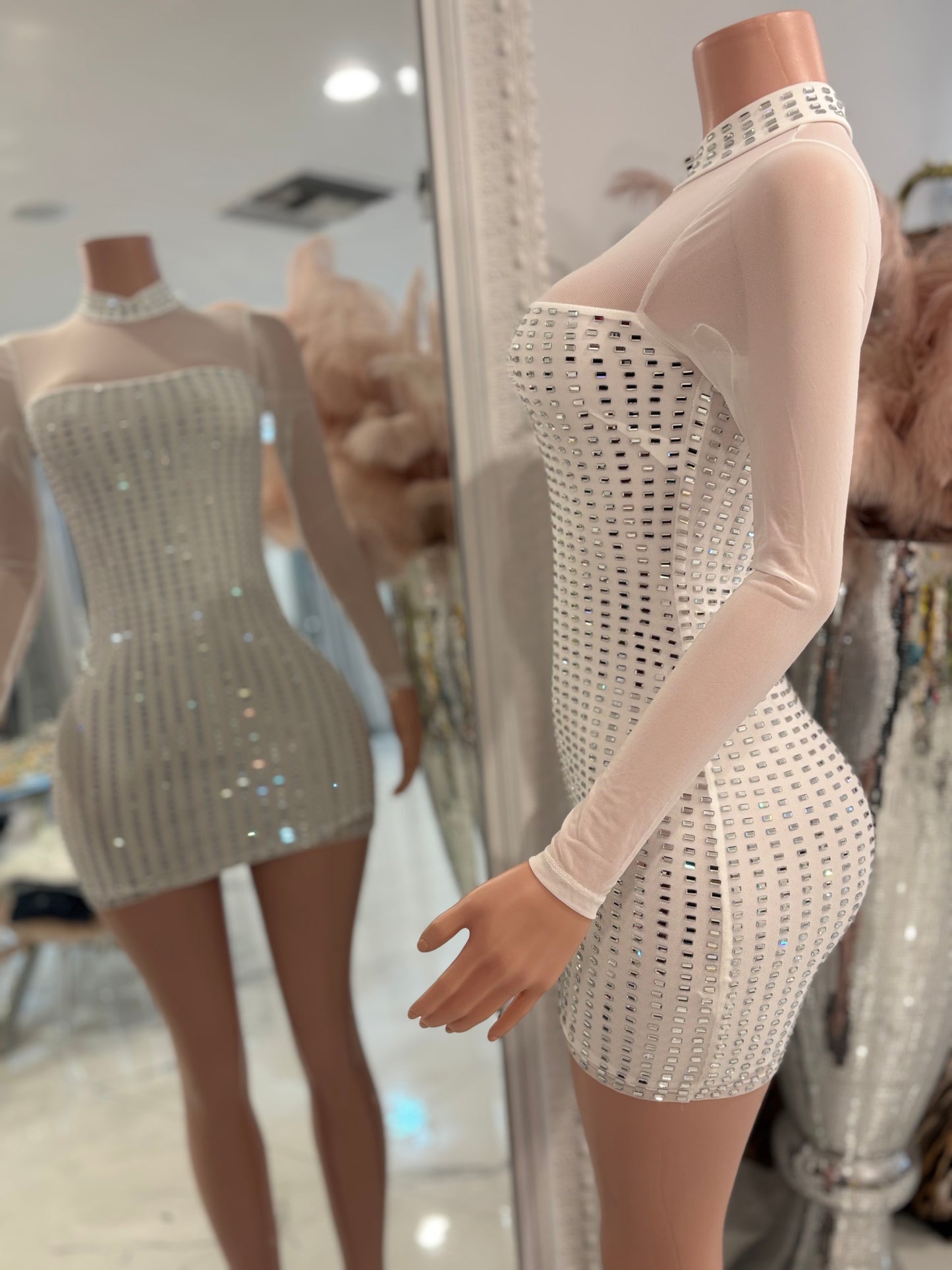 The Girl of Your Dreams Mini Dress White