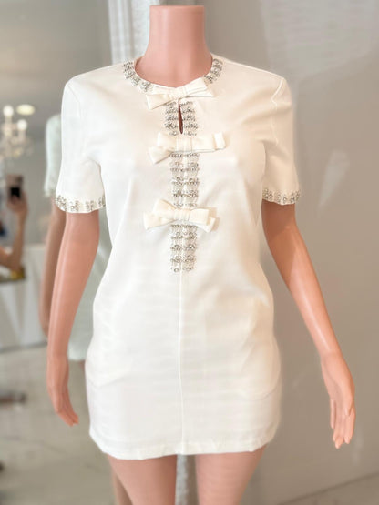 White Party Mini Dress