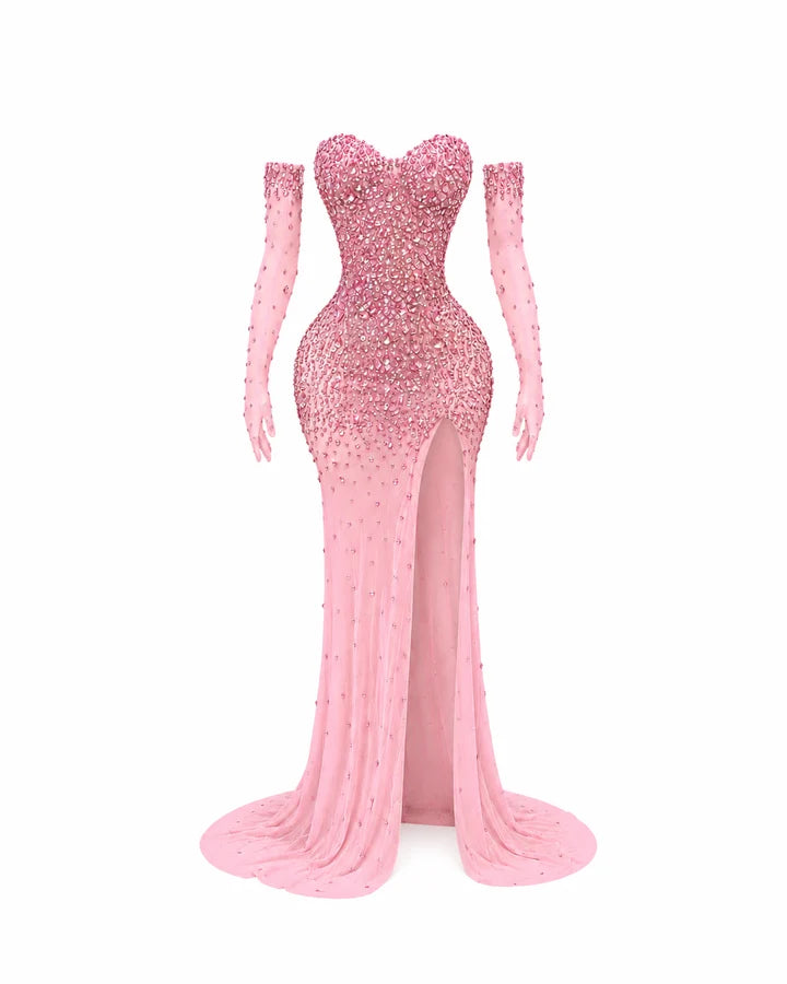 Glamour Maxi Dress Pink