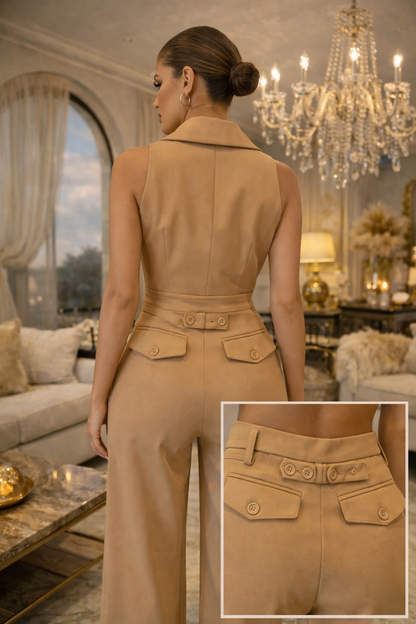 Zonia Pants Set Nude