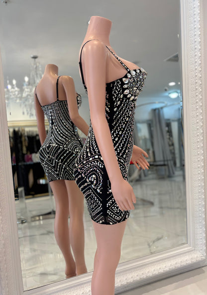 Such a Bold Look Maxi Dress Black