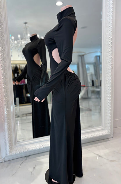 What Would You Do For Love Maxi Dress Black