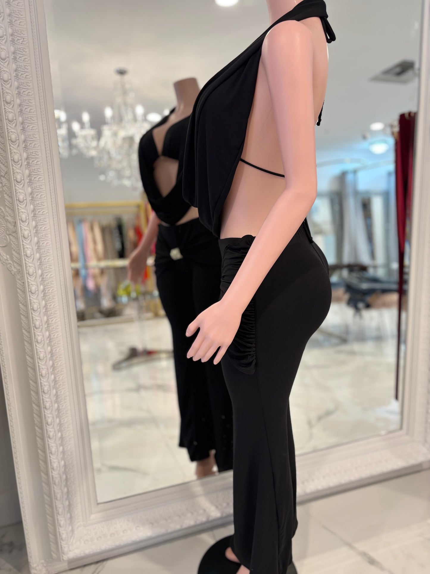 Let Me Get a Taste Pant Set Black